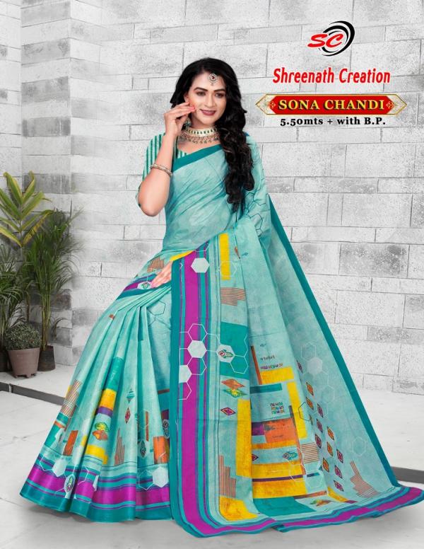 Sc Sona Chandi – Cotton Saree